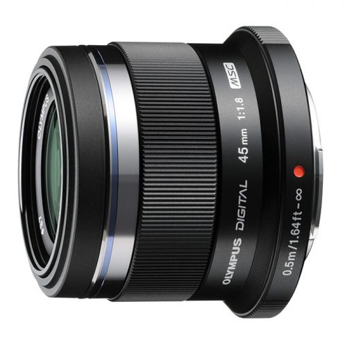 Olympus M.ZUIKO DIGITAL 45mm f/1.8 Zwart