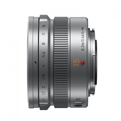 Panasonic LEICA DG SUMMILUX 15mm f/1.7 ASPH. Zilver