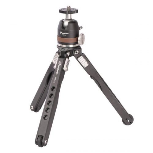 Leofoto MT-03 Flexibel Mini Tafelstatief met MBH-19 balhoofd