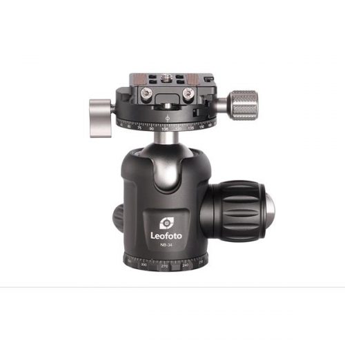Leofoto NB-34 statiefkop met NP-50 snelkoppelingsplaat