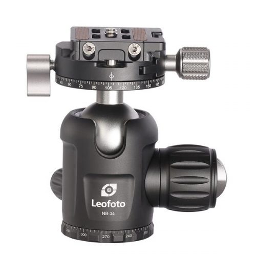 Leofoto NB-40 statiefkop met NP-50 snelkoppelingsplaat