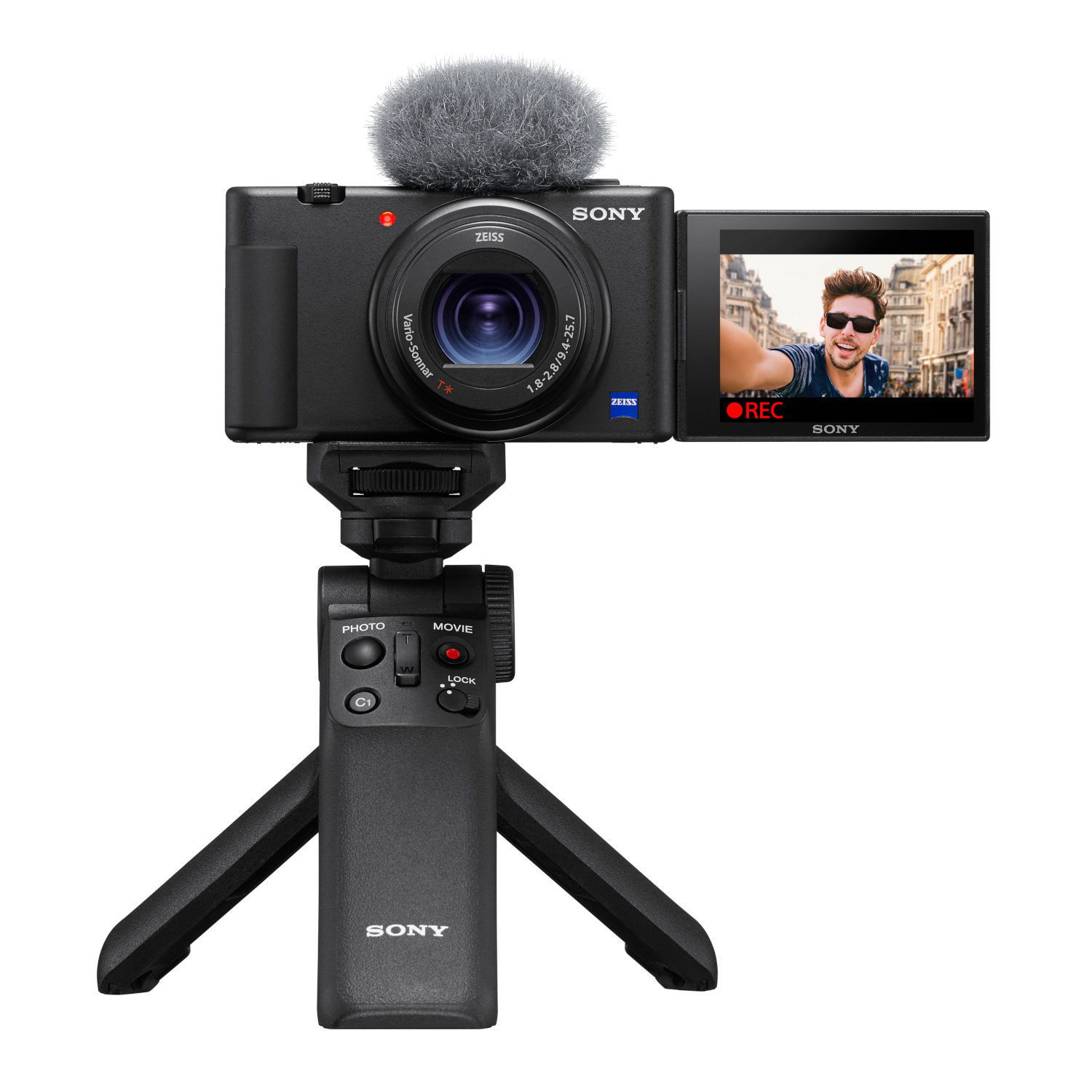 Sony ZV1 Vlog Camera + Handgreep afstandsbediening - Ringfoto