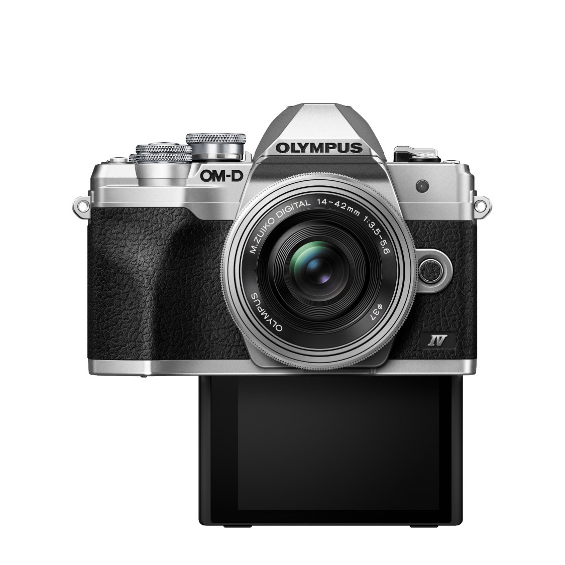 Olympus OM-D E-M10 Mark IV Zilver + 14-42mm
