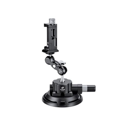 Leofoto SC-02 Zuignap100mm kit met magic arm en telefoonhouder