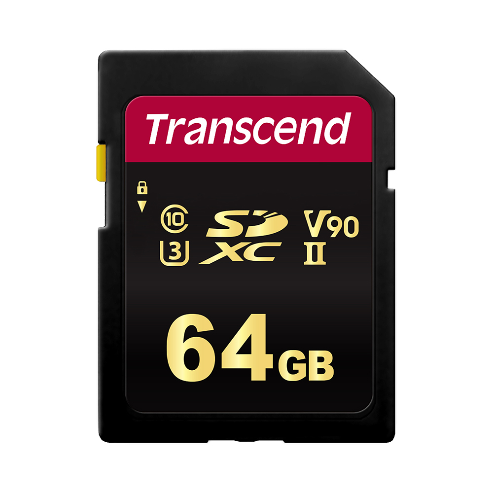 Transcend 64GB SDXC Class 10 UHS-II U3 MLC V90 R 285MB/s W 180MB/s