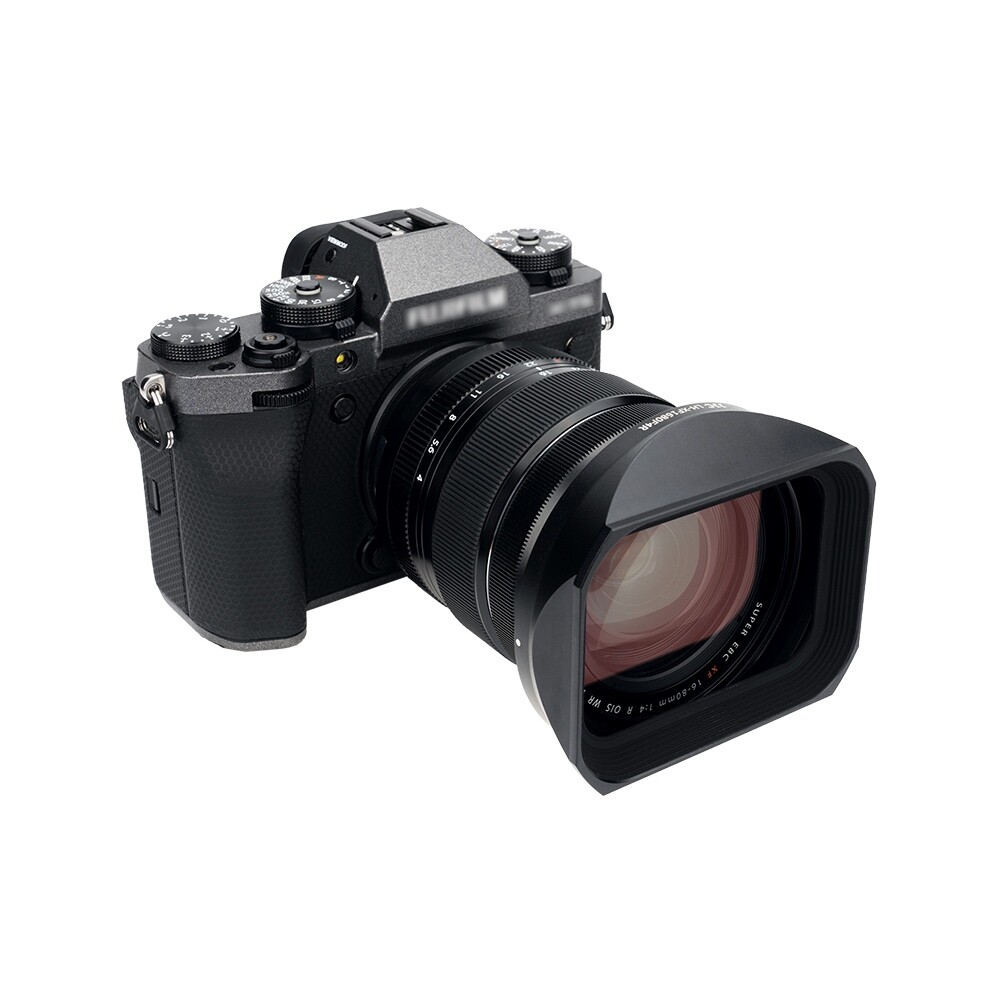 JJC Fujifilm XF 16 80mm f/4 R OIS WR Zonnekap (aluminium)