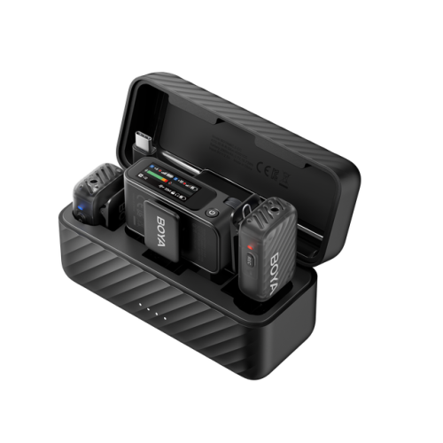 Boya BOYAMIC 2-01 Professional-grade microphone includes 2 lavalier mic