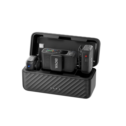 Boya BOYAMIC 2-01 Professional-grade microphone includes 2 lavalier mic