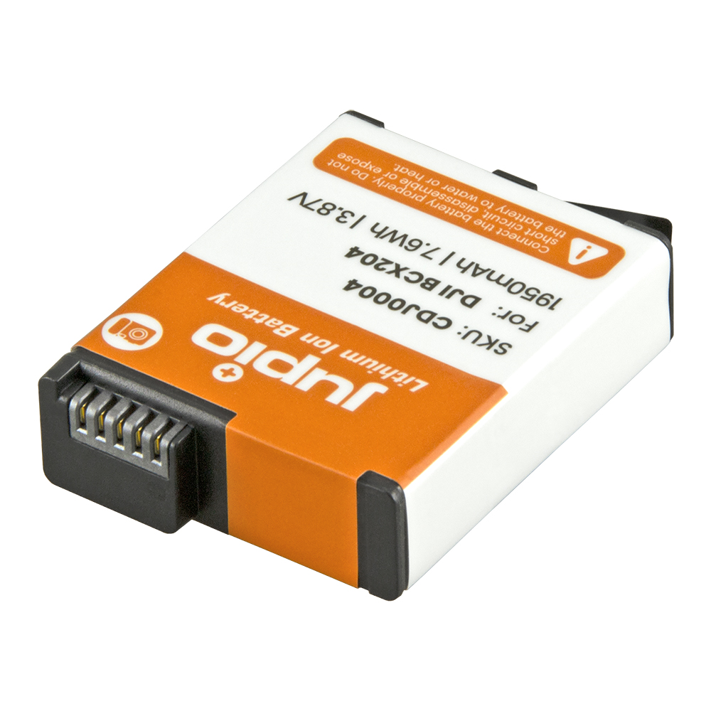 Jupio DJI Osmo Action 3/4/5 Pro BCX204 battery 1950mAh