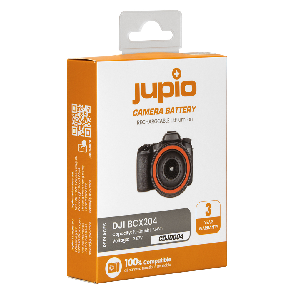 Jupio DJI Osmo Action 3/4/5 Pro BCX204 battery 1950mAh