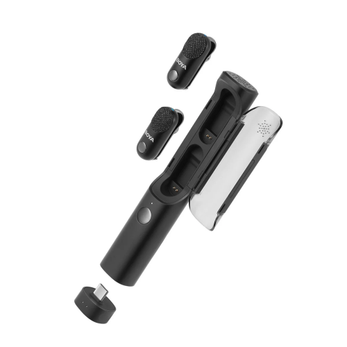 Boya Magic 05 Wireless Mic – 2 TX + 1 RX – USB-C – Incl. Charging Case