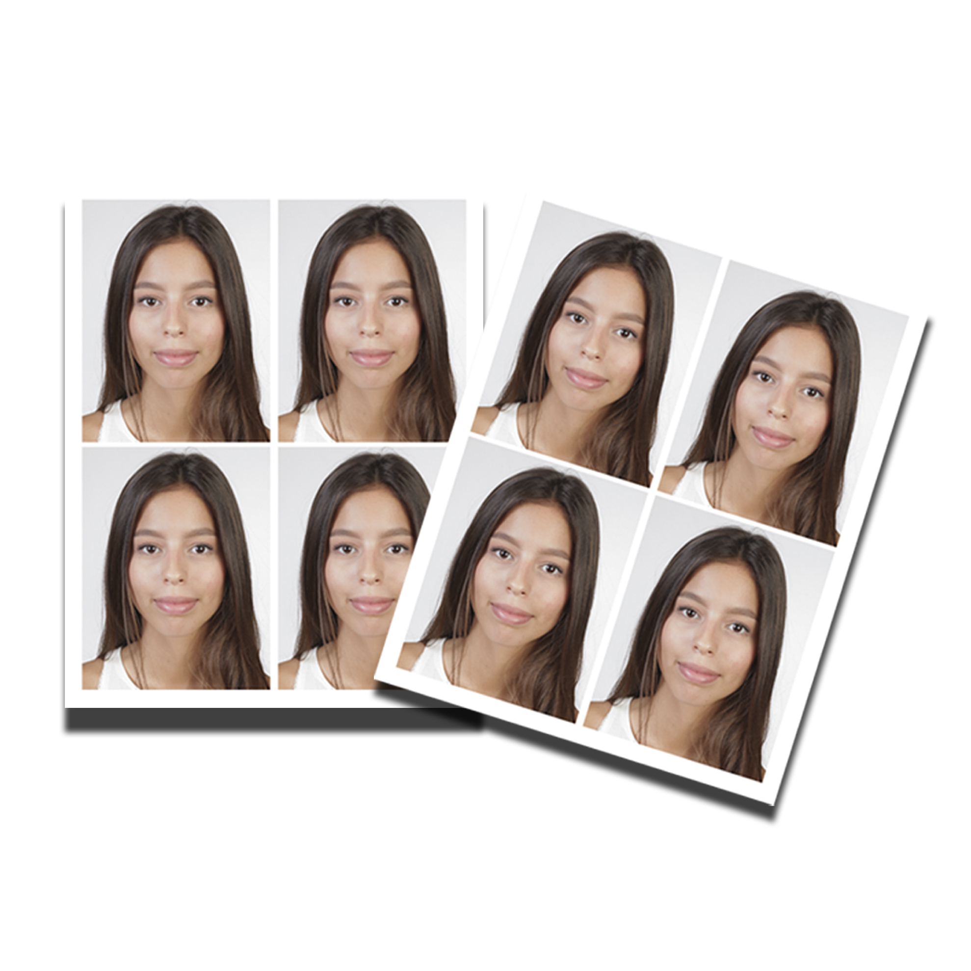 8x Pasfoto's
