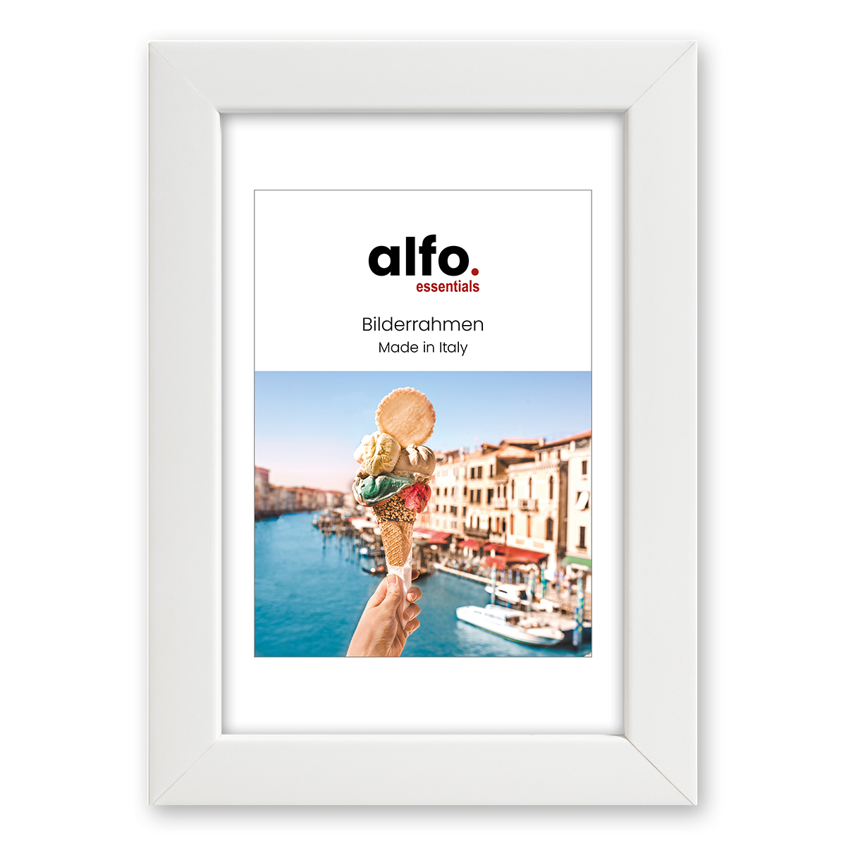 Alfo. Fotolijst Amalfi Wit