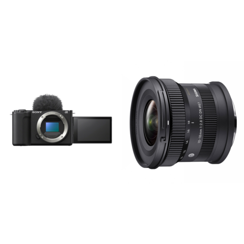 Sony ZV-E10 II body + Sigma 10-18mm f/2.8 DC DN Contemporary voor Sony E