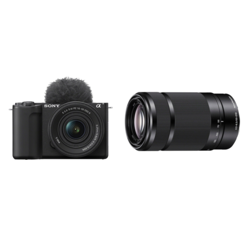 Sony ZV-E10 II + 16-50mm + E 55-210mm f/4.5-6.3 - Zwart