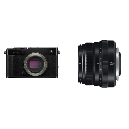 Fujifilm X-E5 Zwart Body + XF 35mm f/2.0 WR Zwart