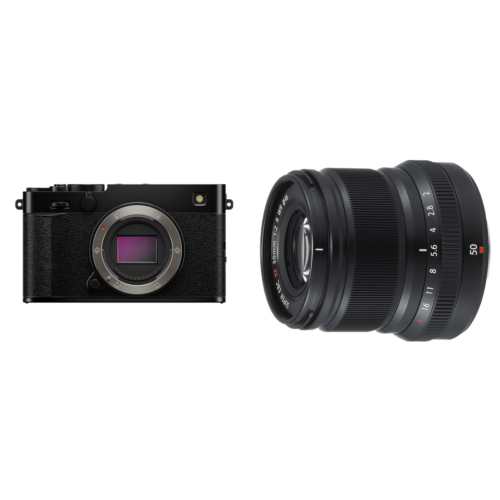 Fujifilm X-E5 Zwart Body + XF 50mm f/2.0 WR Zwart