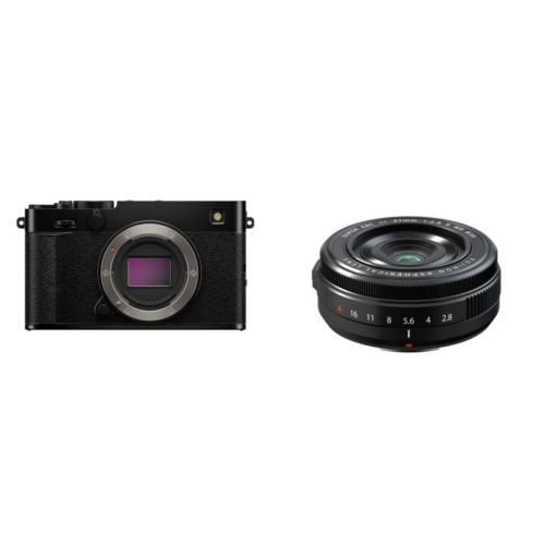 Fujifilm X-E5 Zwart Body + XF 27mm f/2.8 R WR