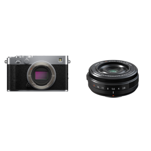 Fujifilm X-E5 Zilver Body + XF 27mm f/2.8 R WR