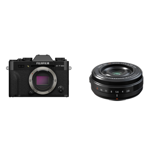 Fujifilm X-T30 III Body - Zwart + XF 27mm f/2.8 R WR