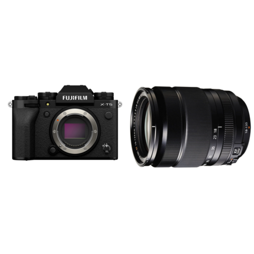 Fujifilm X-T5 Body Zwart + XF 18-135mm f/3.5-5.6 R OIS WR