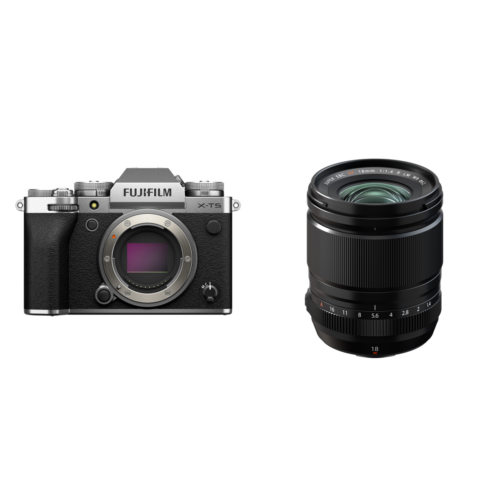 Fujifilm X-T5 Body Zilver + XF 18mm f/1.4 R LM WR
