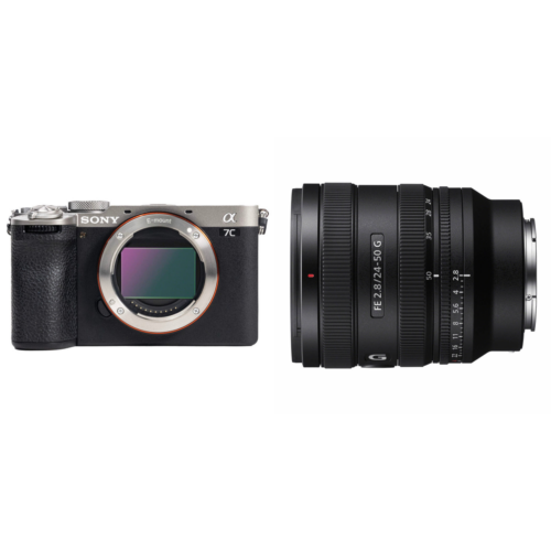 Sony a7C II Body Zilver + FE 24-50mm f/2.8 G