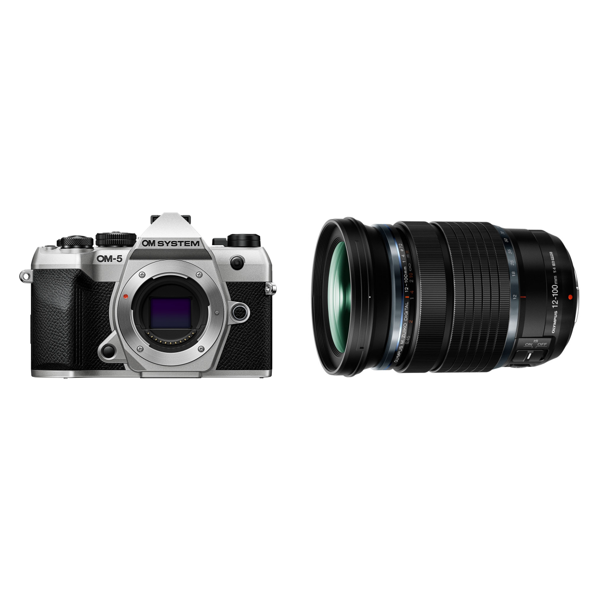 OM System OM-5 II Body - Zilver + M.Zuiko Digital ED 12-100mm f/4.0 PRO