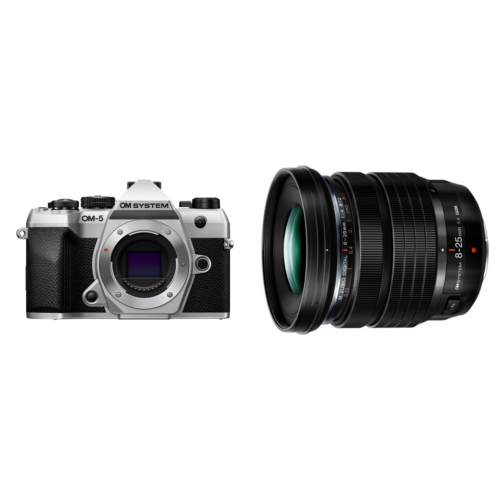 OM System OM-5 II Body - Zilver + M.Zuiko Digital 8-25mm f/4.0 PRO