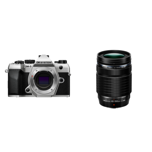 OM System OM-5 II Body - Zilver + M.Zuiko Digital ED 40-150mm f/4.0 PRO