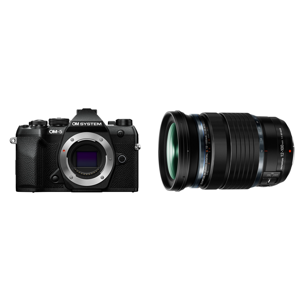 OM System OM-5 II Body - Zwart + M.Zuiko Digital ED 12-100mm f/4.0 PRO