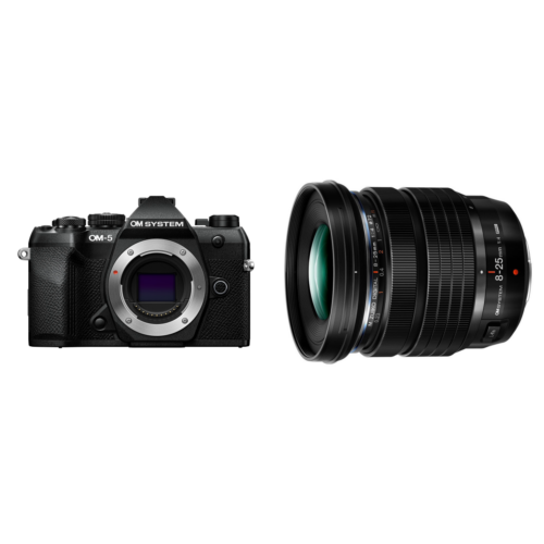 OM System OM-5 II Body - Zwart + M.Zuiko Digital 8-25mm f/4.0 PRO