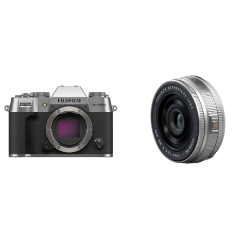 Fujifilm X-T50 Body Zilver + XF 23mm f/2.8 R WR Zilver