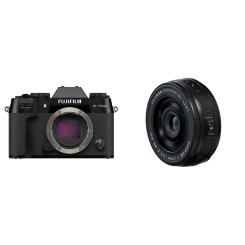 Fujifilm X-T50 Body Zwart + XF 23mm f/2.8 R WR Zwart
