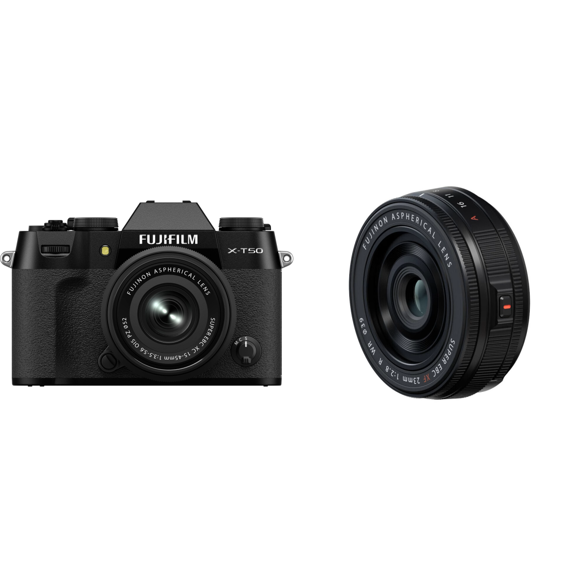 Fujifilm X-T50 + 15-45mm Zwart + XF 23mm f/2.8 R WR Zwart