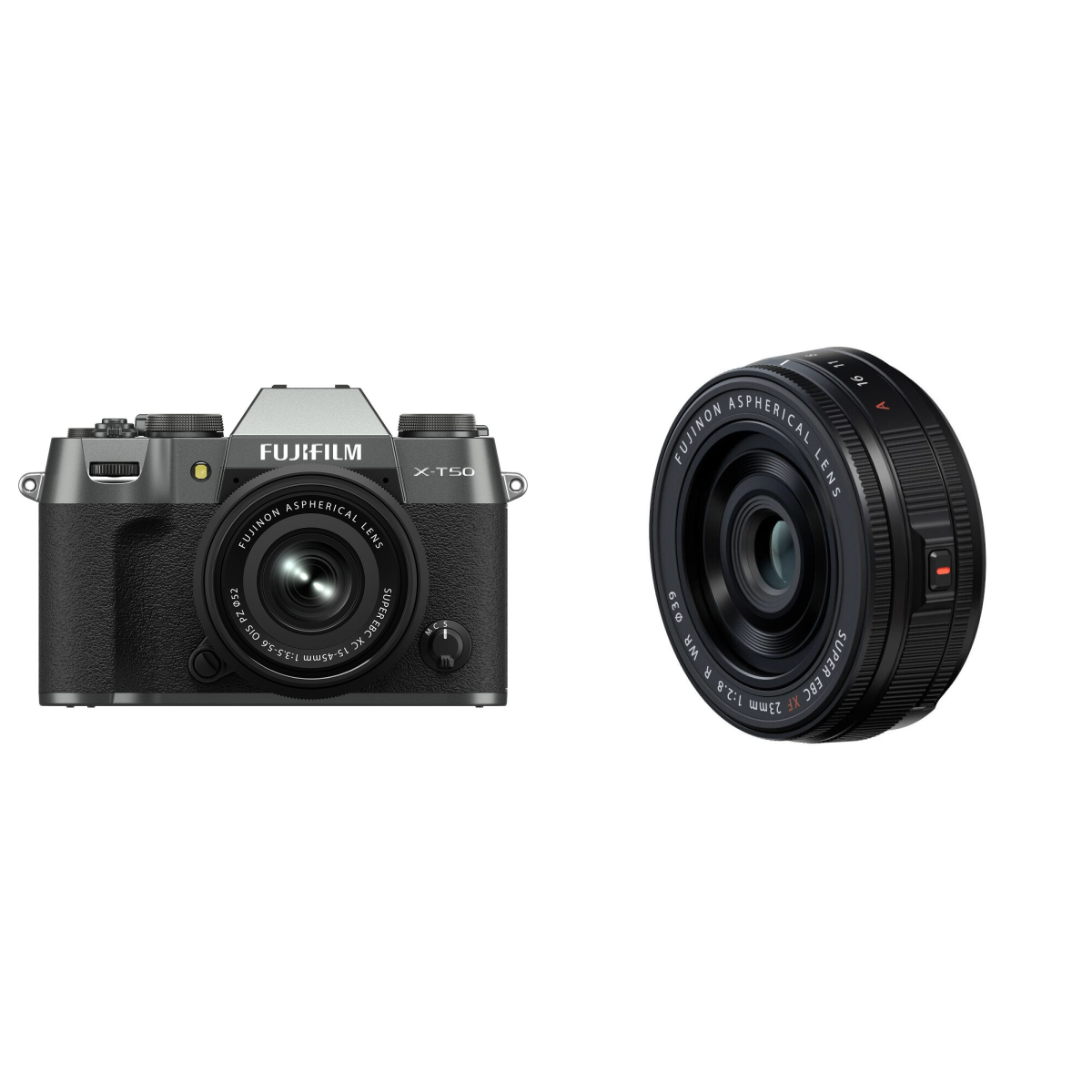 Fujifilm X-T50 + XF 16-50mm Charcoal + XF 23mm f/2.8 R WR Zwart