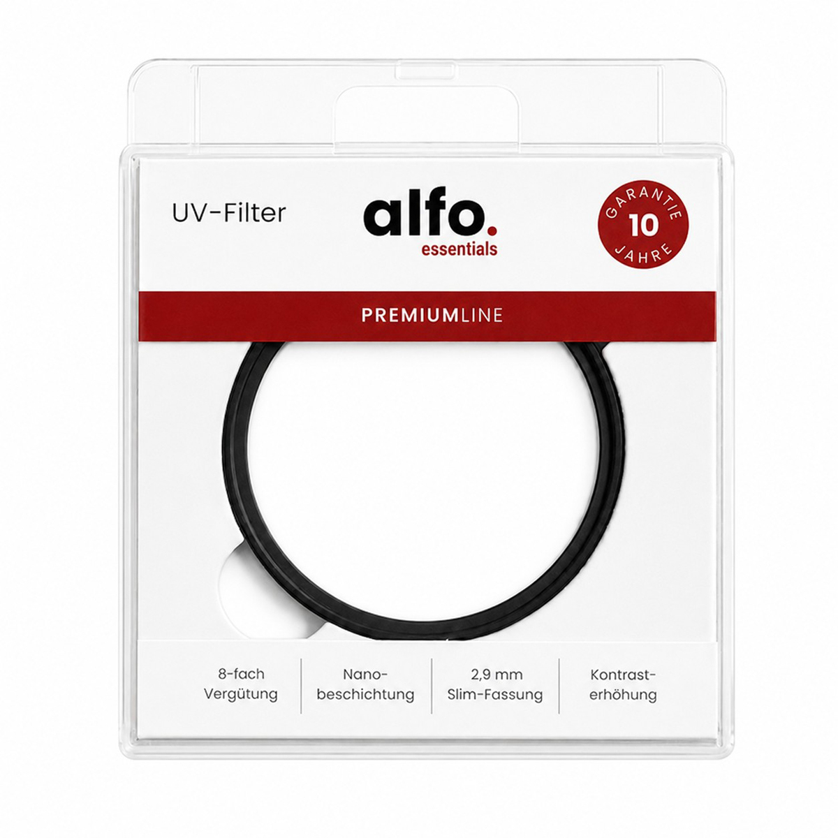 alfo. 62 mm M.C. nano UV Glas Filter
