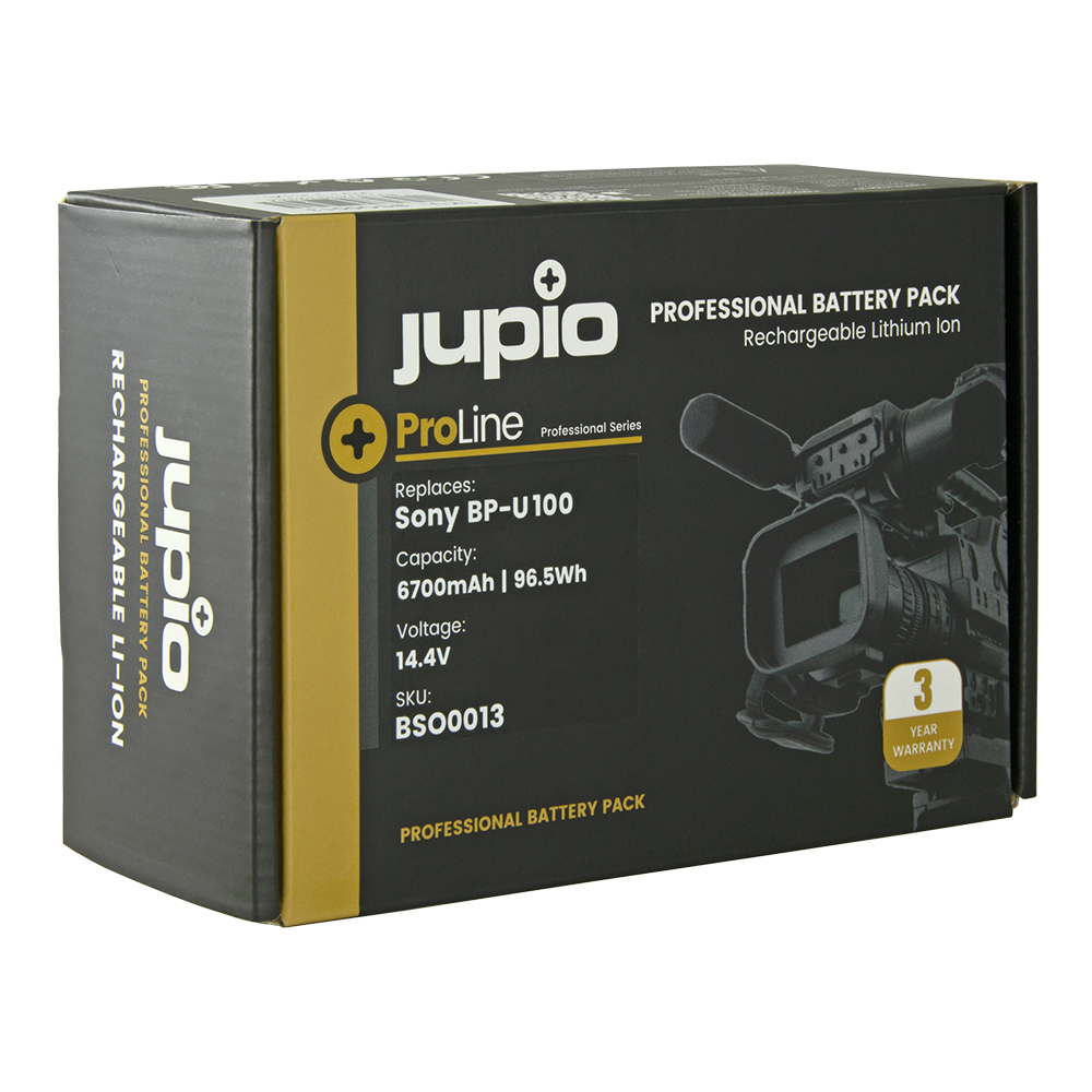 Jupio *ProLine* BP-U100 6700mAh/96.5Wh (2x D-Tap, 1x USB output)