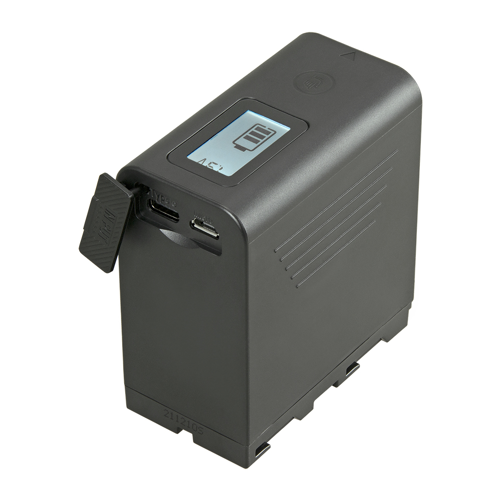 Jupio *ProLine* NP-F970 LCD (Micro USB + Type C input / USB 5V 2.1A output) 10050mAh