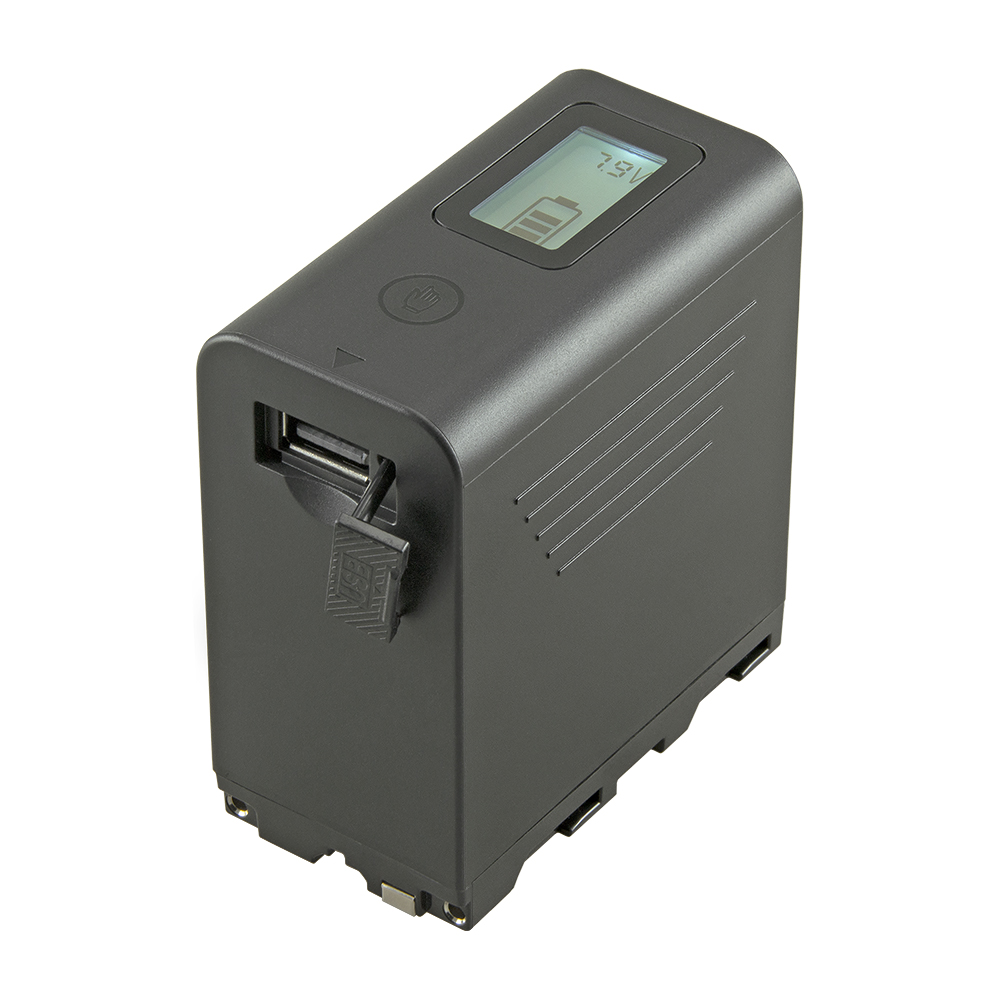 Jupio *ProLine* NP-F970 LCD (Micro USB + Type C input / USB 5V 2.1A output) 10050mAh