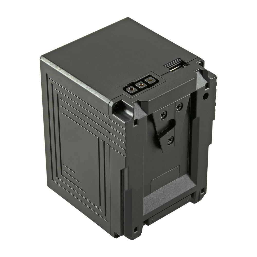 Jupio *ProLine* Square V-Mount battery (Cine-cameras/RED Raven/Dragon/...) 14.8v 12800mAh (190Wh) - LED Indicator, D-Tap and USB 5v DC Output