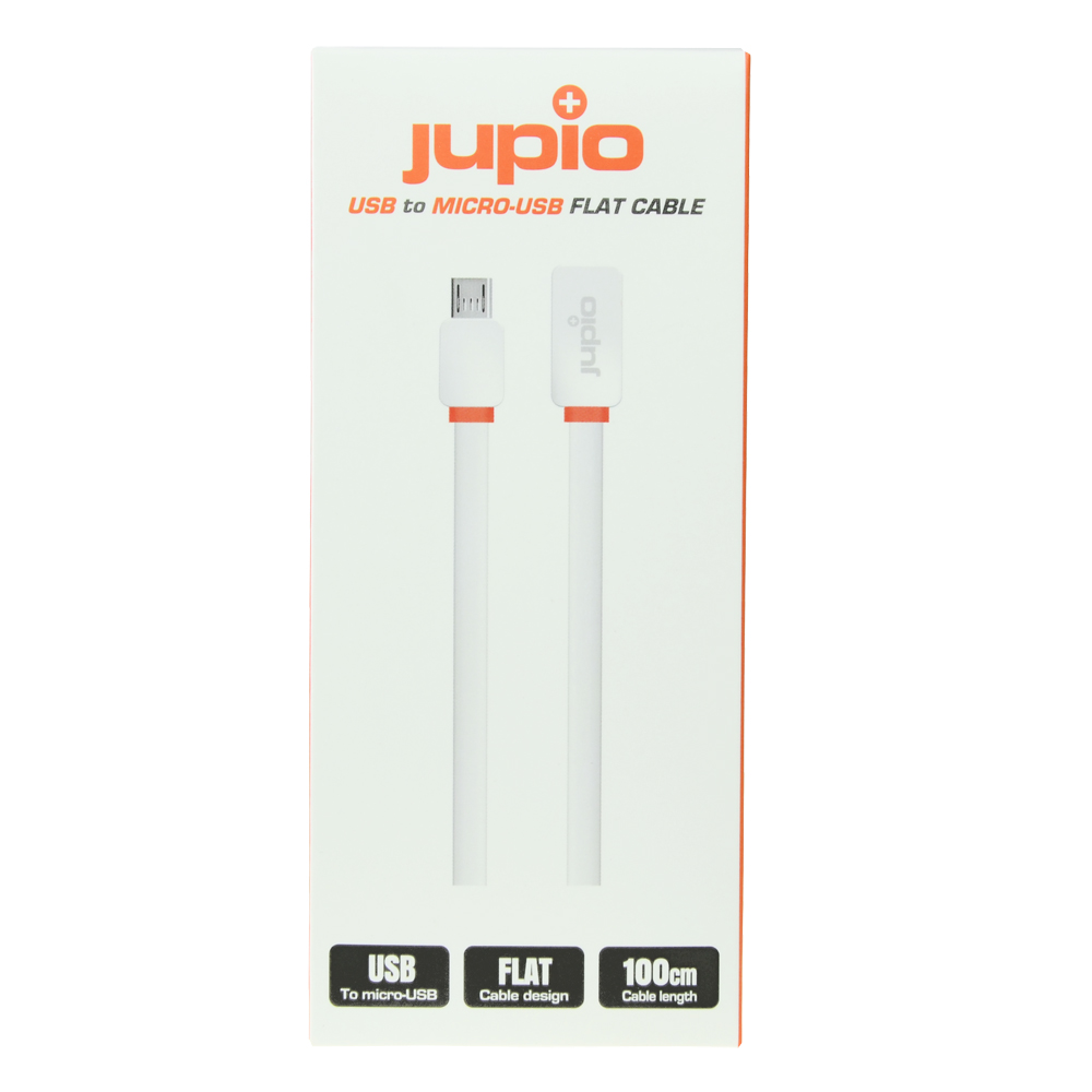 Jupio flat cable Micro USB naar USB