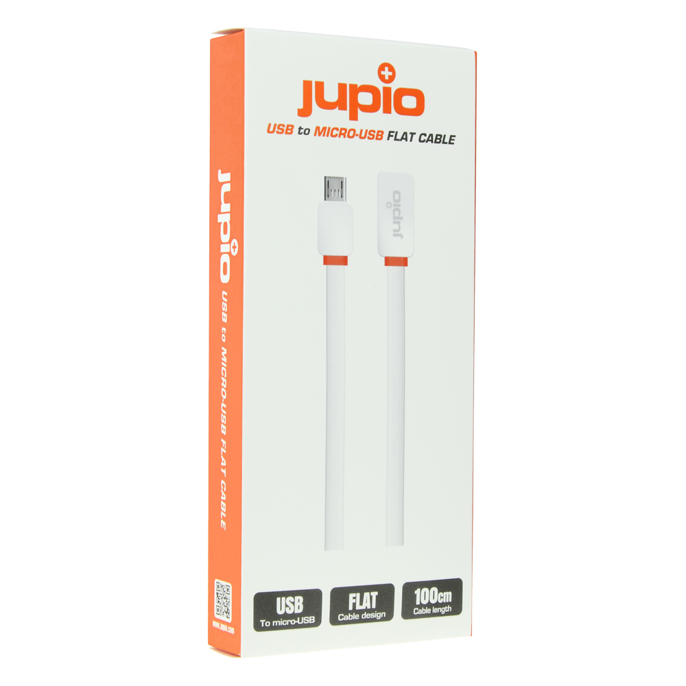 Jupio flat cable Micro USB naar USB