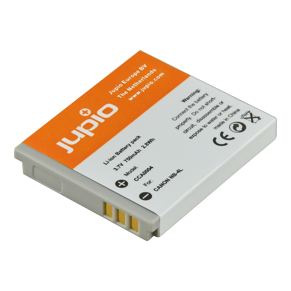 Jupio Canon NB-4L oplaadbare accu