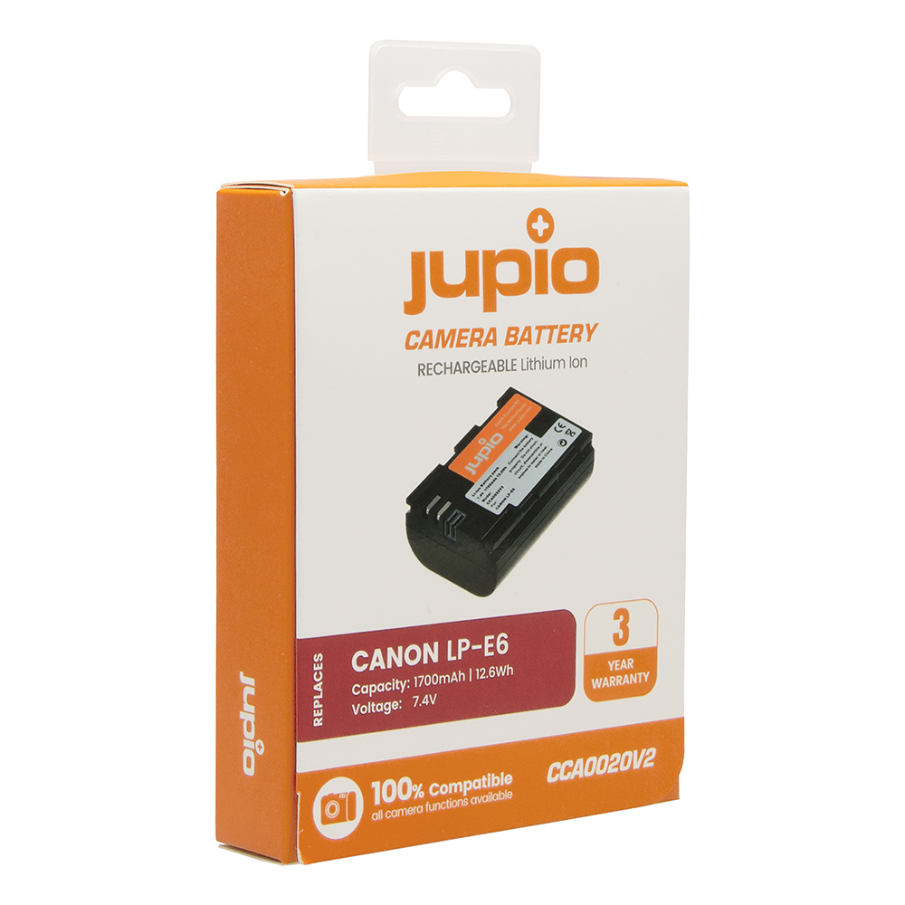 Jupio Canon LP-E6 oplaadbare accu