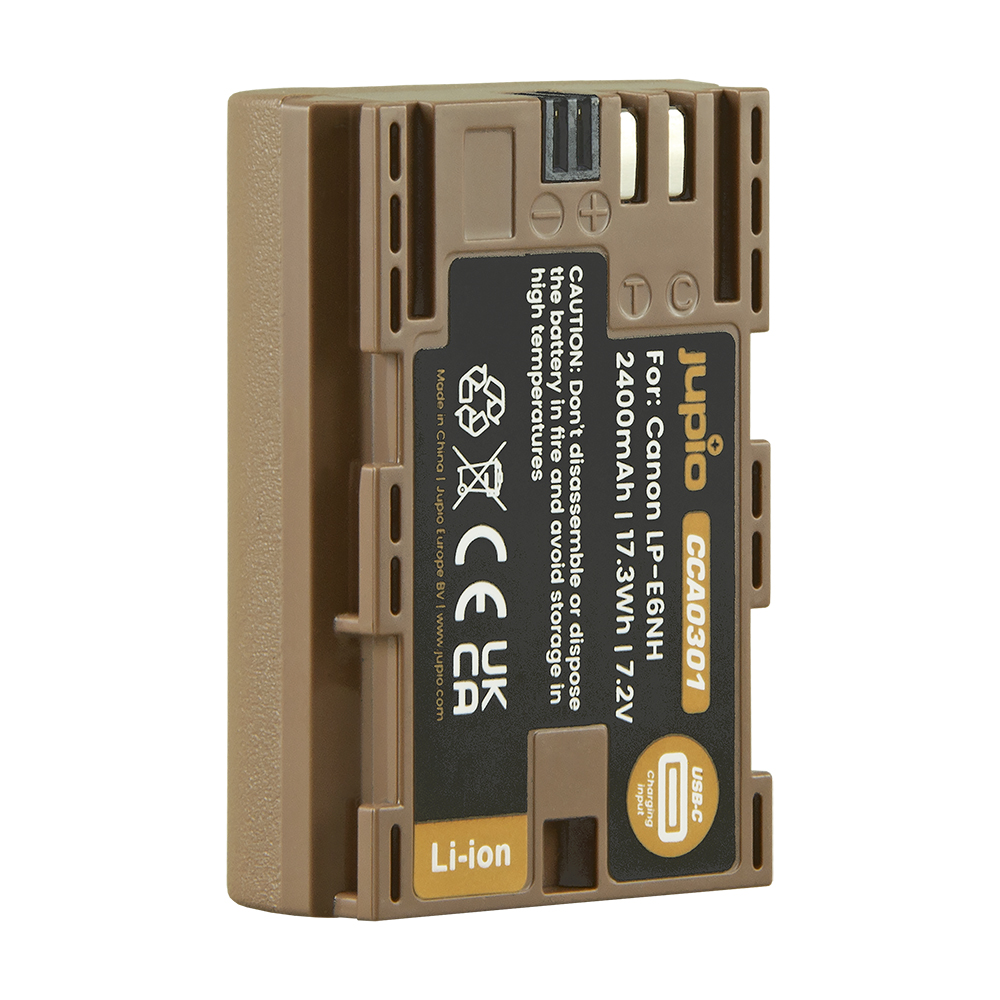 Jupio LP-E6NH *ULTRA C* (USB-C input) 2400mAh