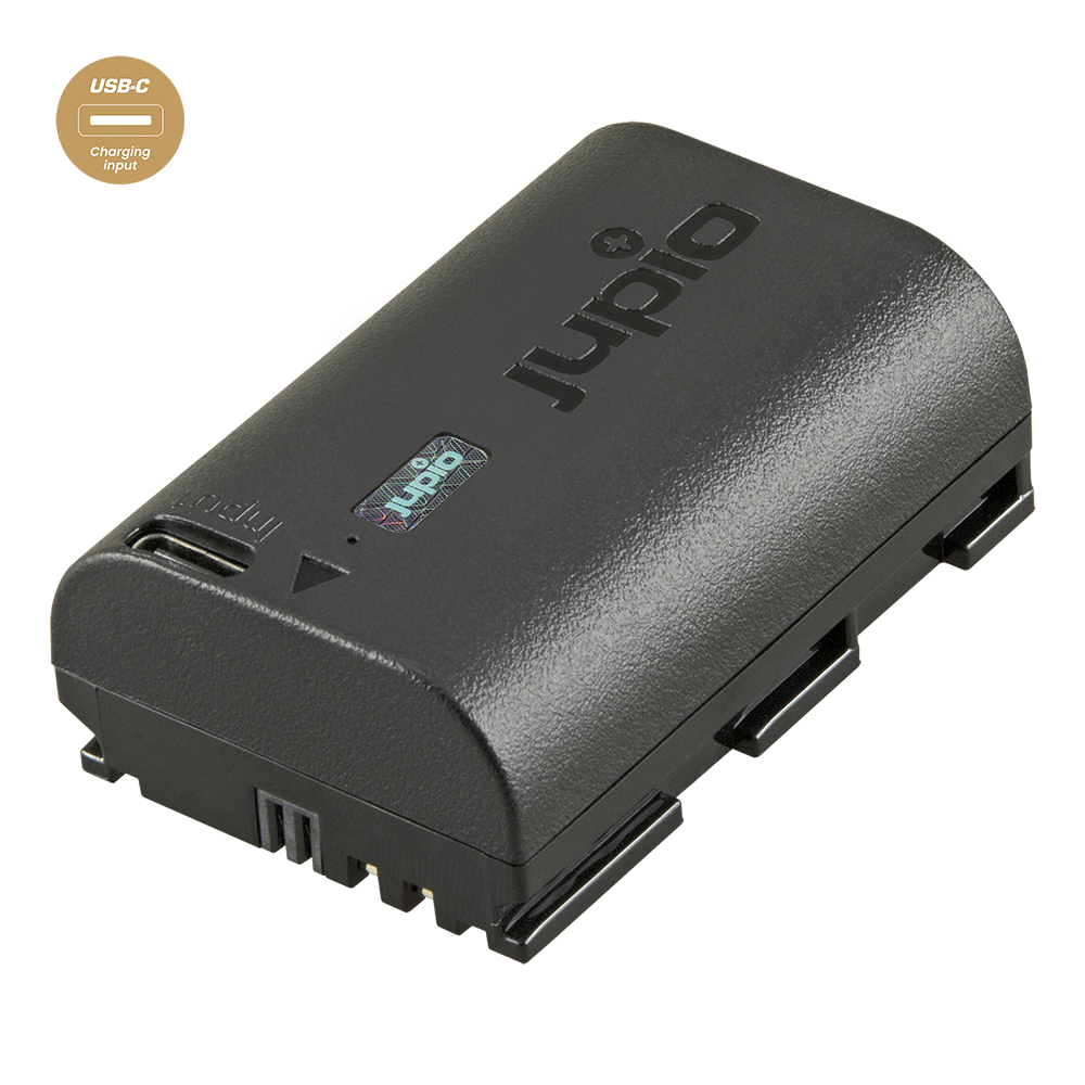 Jupio LP-E6P *ULTRA C* (USB-C input) 2600mAh (6A continuous discharge) 18.7Wh