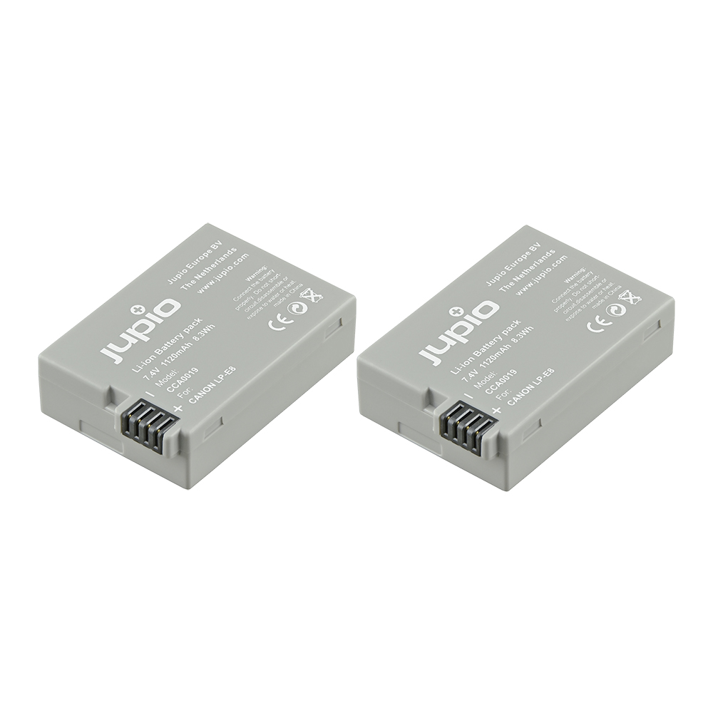 Jupio Value Pack: 2x Battery LP-E8 1120mAh + USB Dual Charger