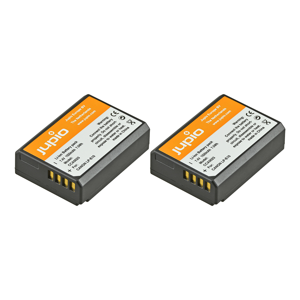 Jupio Value Pack: 2x Battery LP-E10 + USB Single Charger