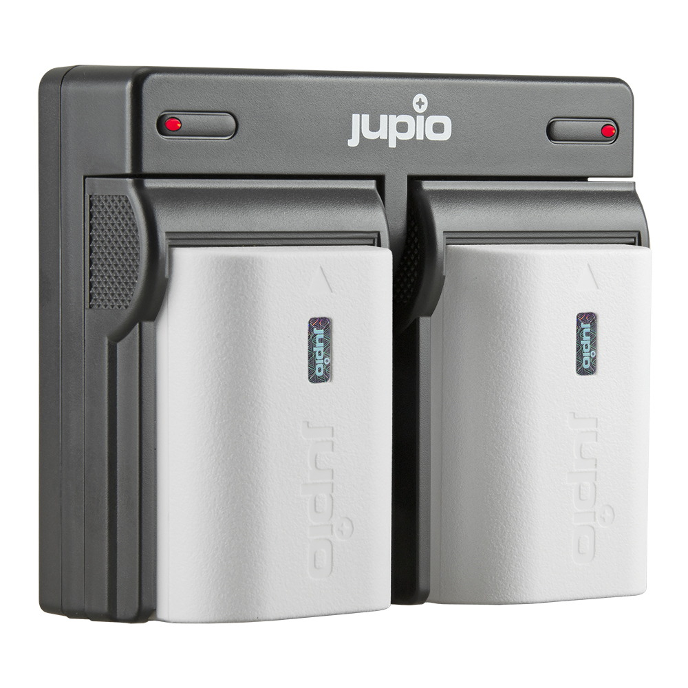 Jupio Value Pack: 2x Battery LP-E6NH *ULTRA* 2600mAh + USB Dual Charger